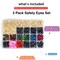 3 PACK - Safety Eyes for Amigurumi (300pcs Set). Plastic Safety Eyes and Noses for Crochet (10 Colors). Assorted Stuffed Animal Eyes for Crochet, Dolls, Teddy Bear, Button, Toy & Crafts (6mm-14mm)